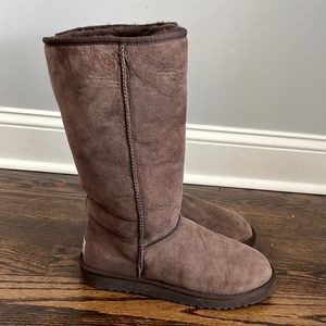 UGG Classic Tall Chocolate Brown Boot 5815W-Cho Size 9 Womens